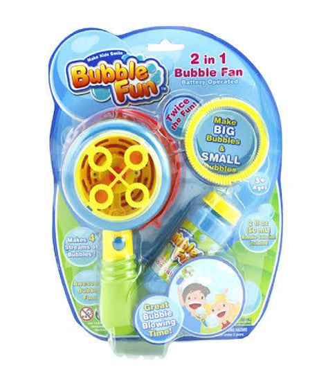 Bubble Fun Battery Operated 2 IN 1