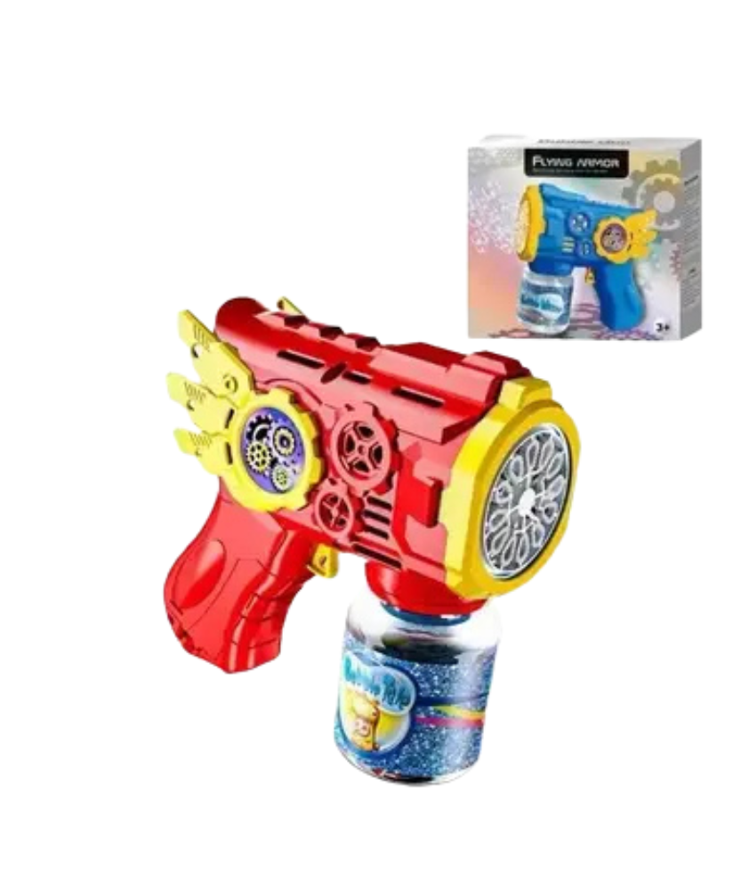 Flying Armor Bubble Gun