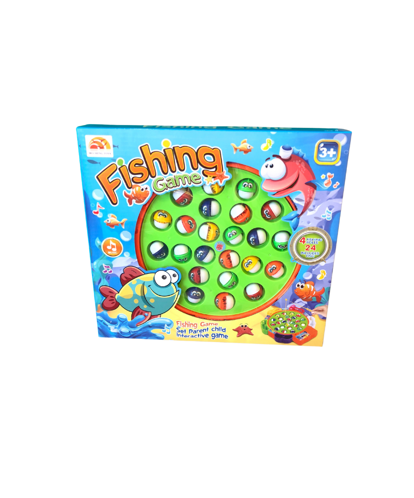 Fishing Game (4 Fishing Poles 24 Includes Fish)