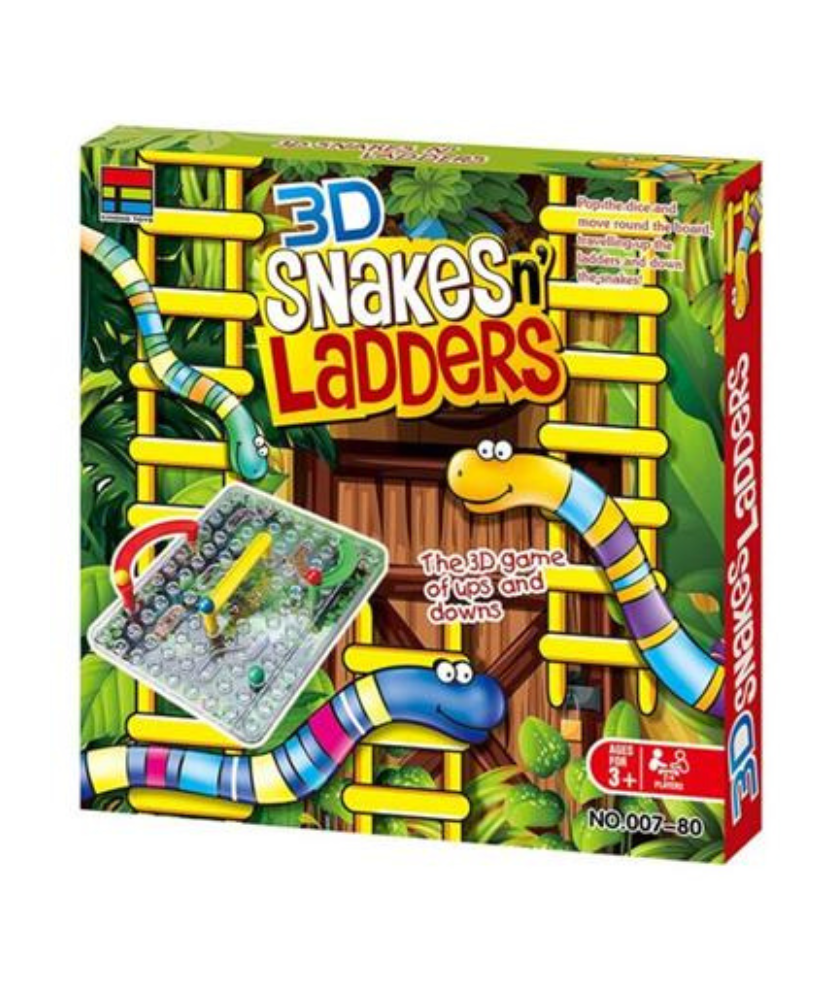 3D Snakes 'n' Ladders