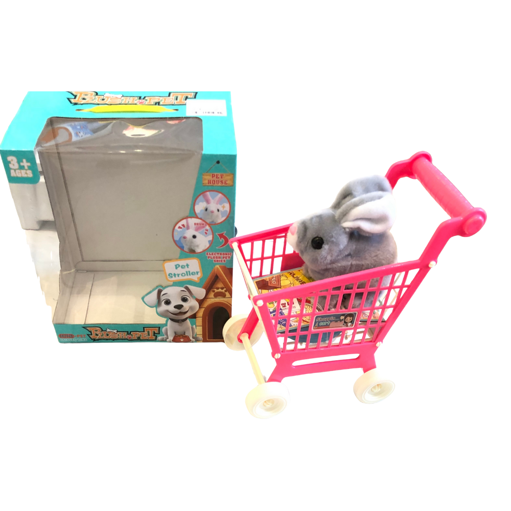 Plush Pet Pet Stroller Set
