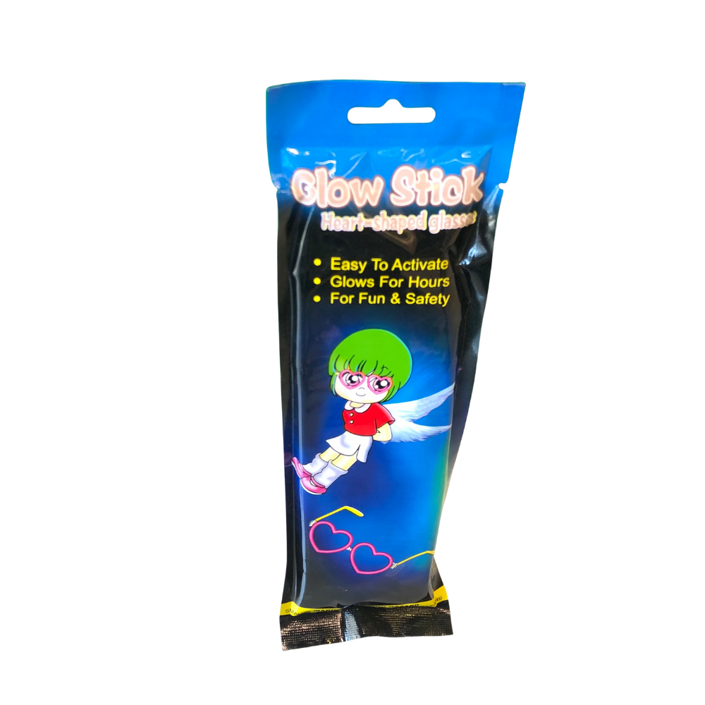 Glow Stick Heart-Shaped Glasses