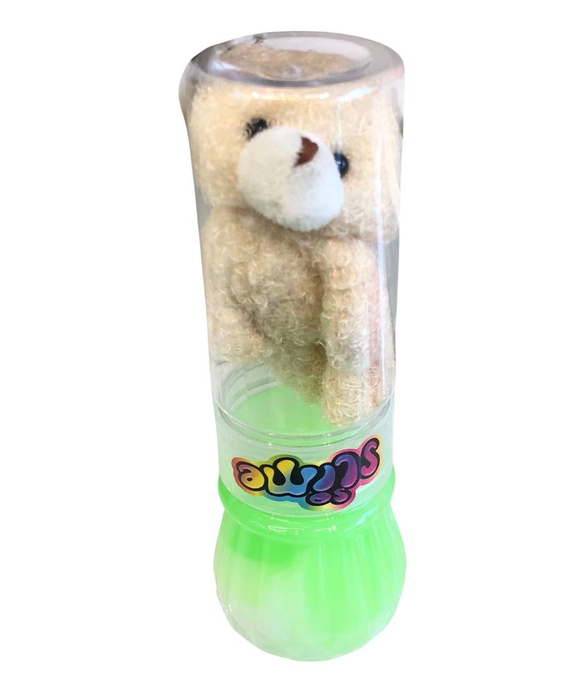 Teddy Bear Bubble Bottle & Plush Dispenser