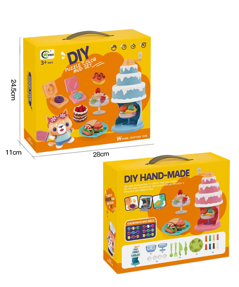 DIY Puzzle Color Mud Set