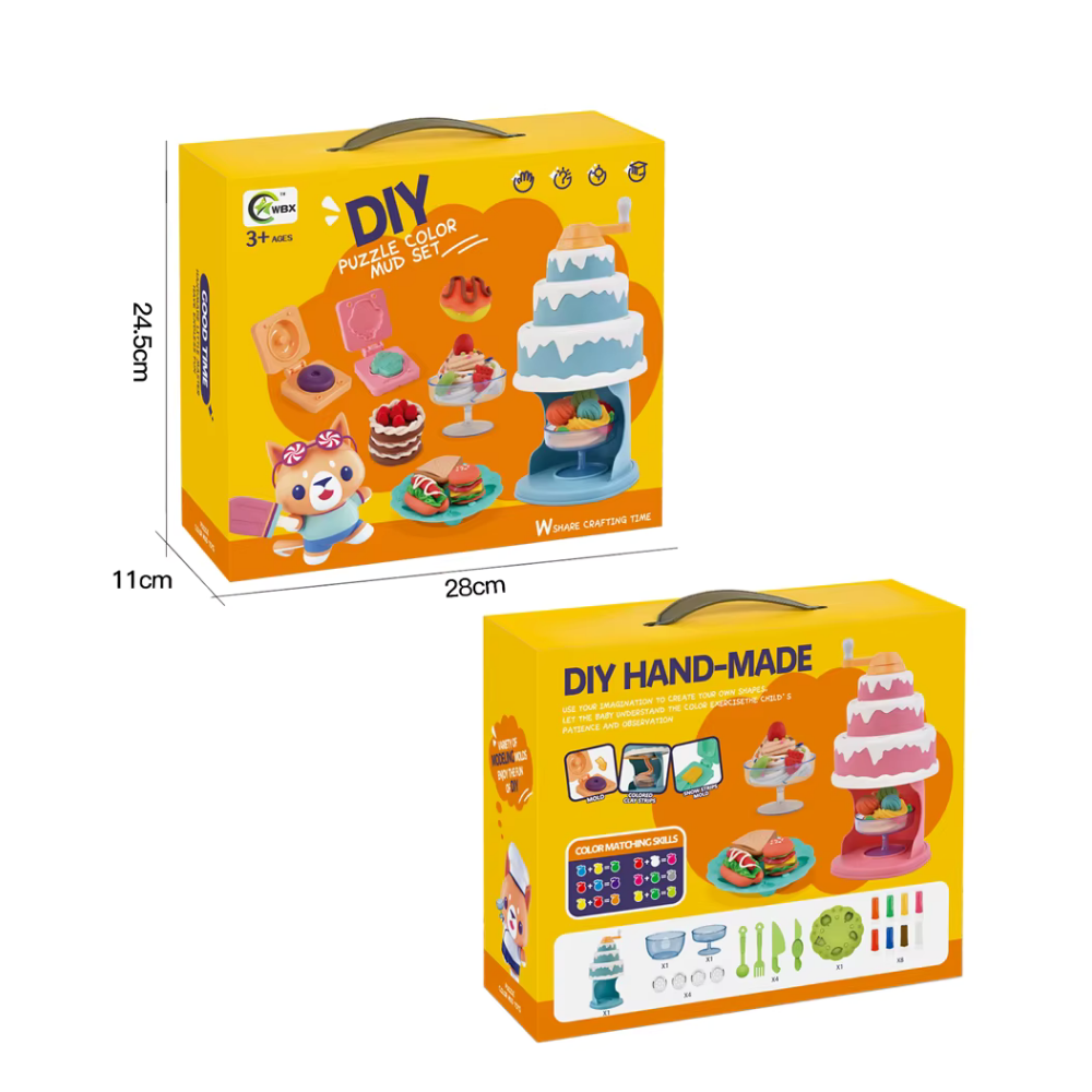 DIY Puzzle Color Mud Set