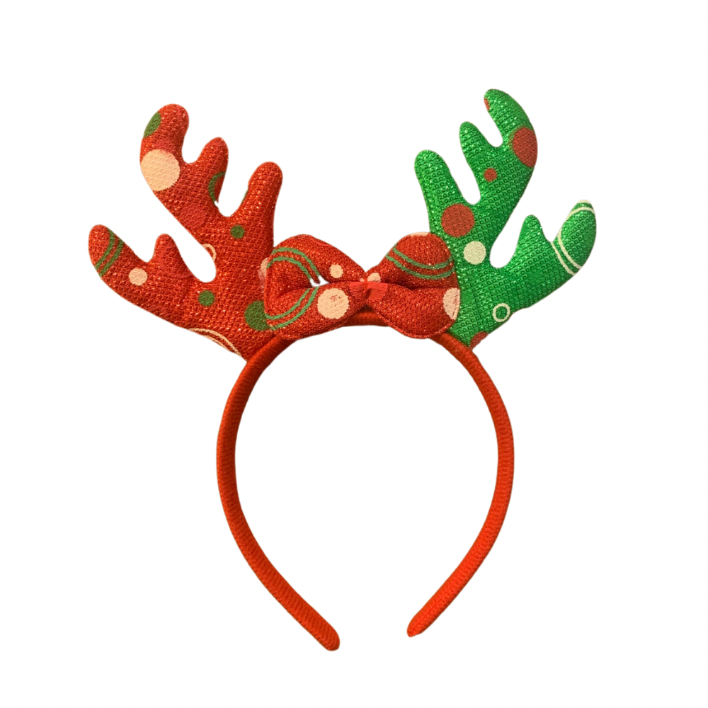 Festive Reindeer Antler Headband (1 Pack)