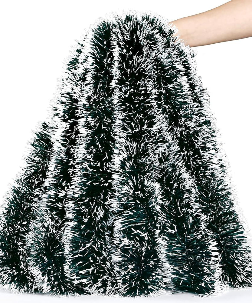 Christmas Garland With Snow
