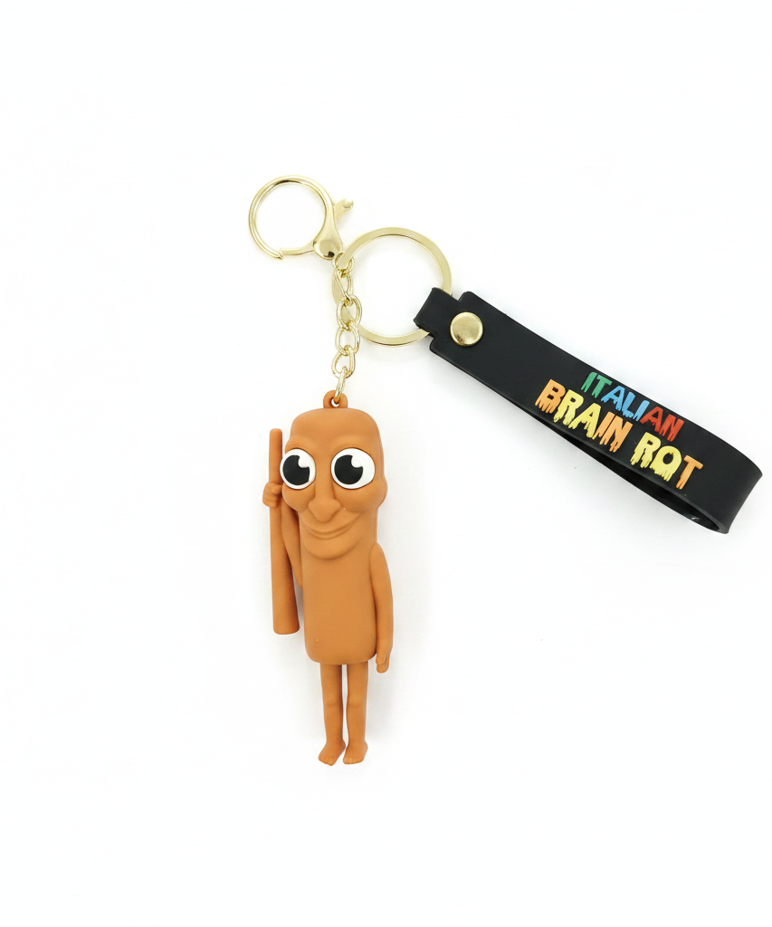 TUNG TUNG SAHUR-Brain Characten Keychain
