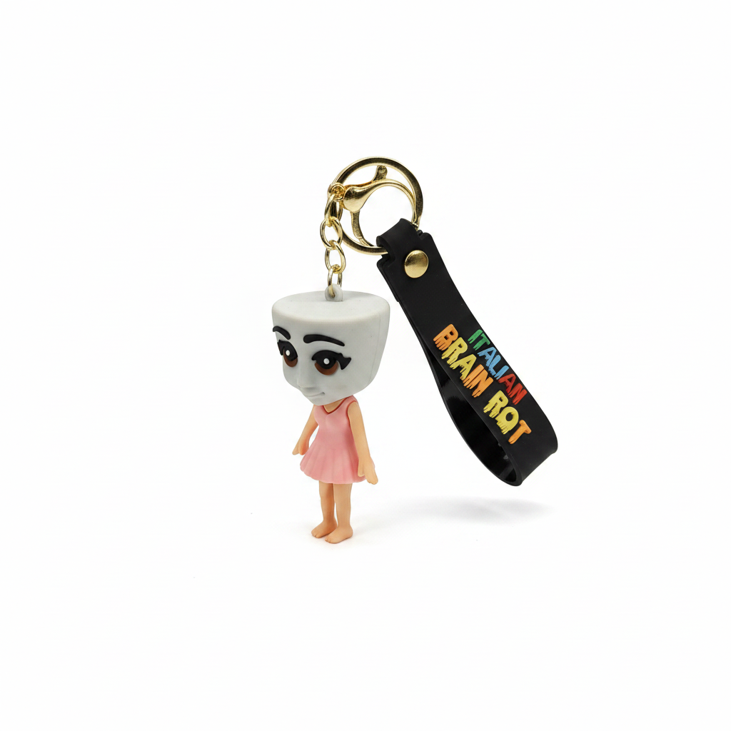 BALLERINA CAPPUCCINA -Brain Rot Keychain