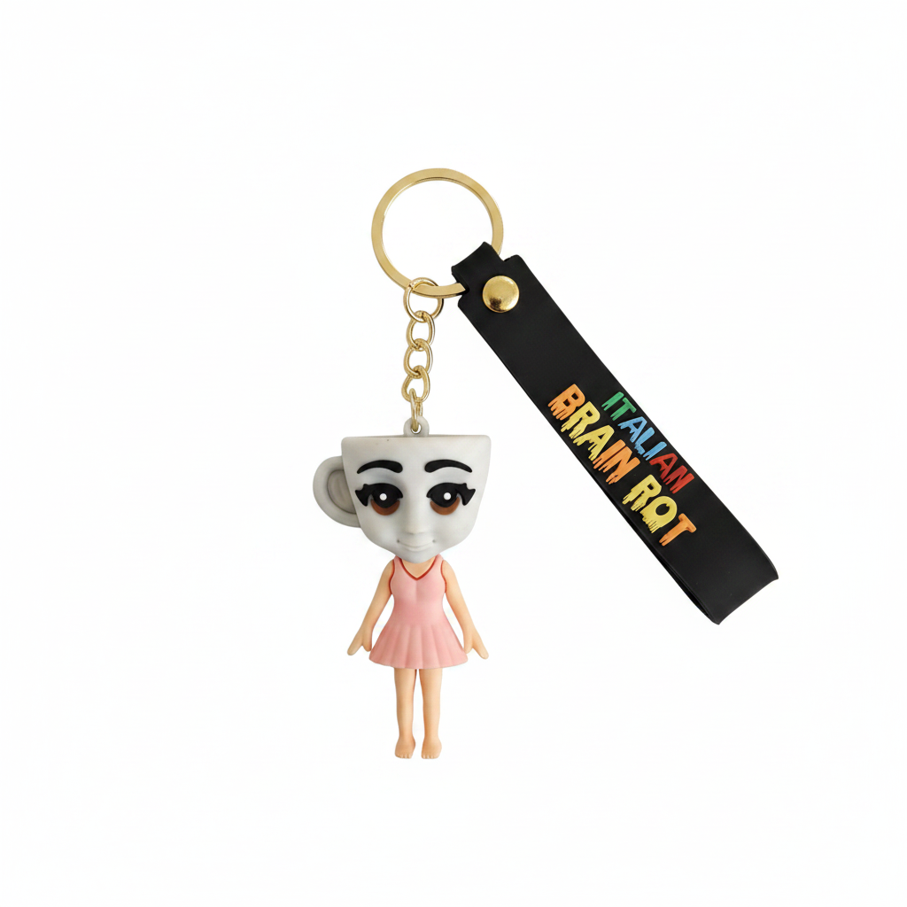 BALLERINA CAPPUCCINA -Brain Rot Keychain