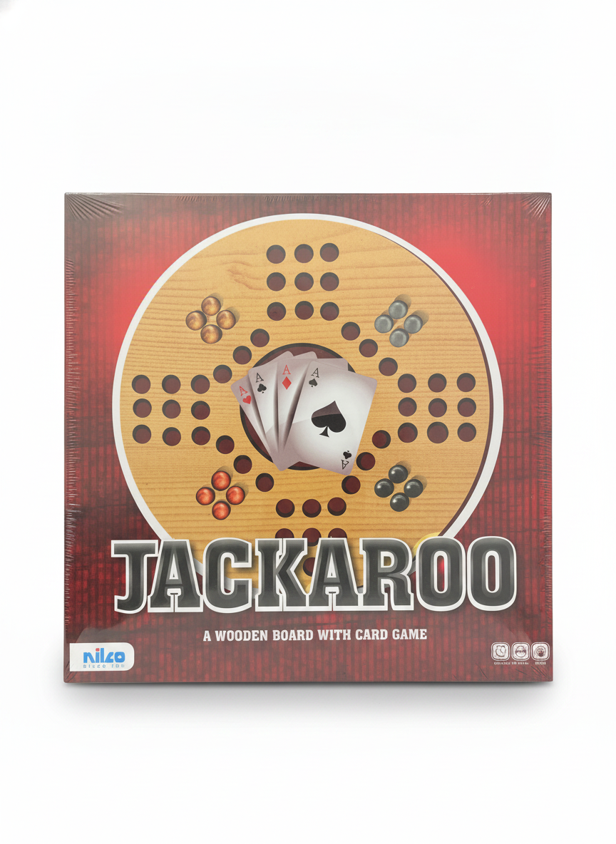 JACKAROO A Wooden Board with Card Game