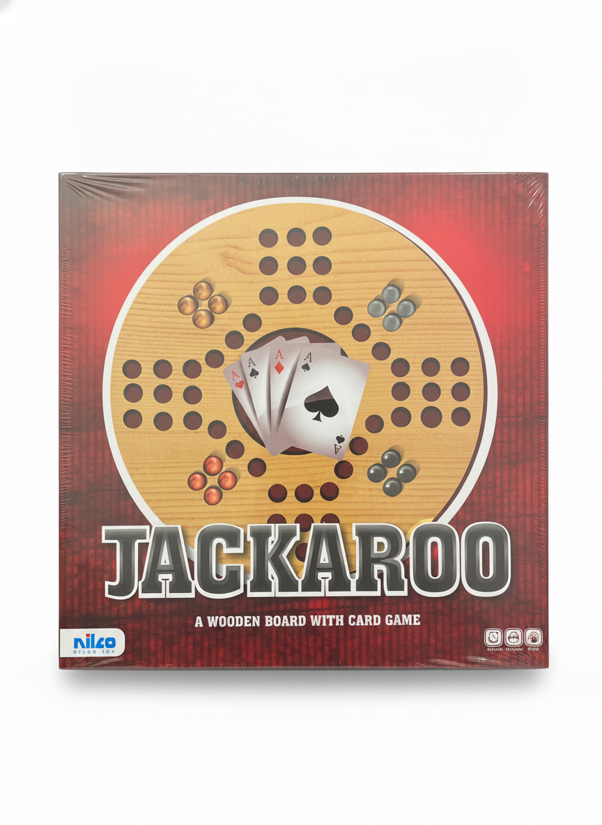 JACKAROO A Wooden Board with Card Game