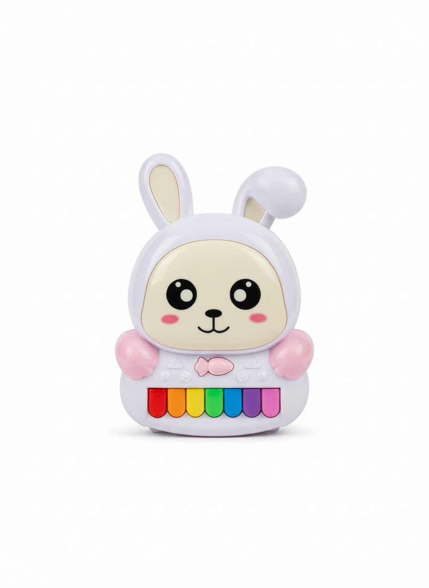 JDL Rabbit Musical Animal Piano - Early Education Toy