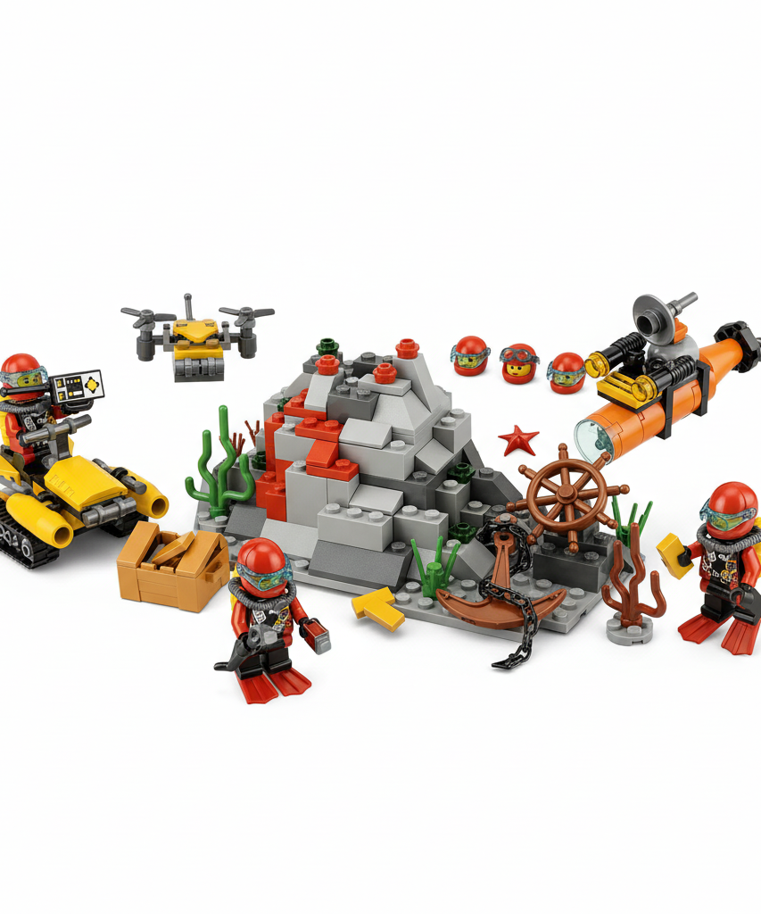 JIE STAR Polar Explorers: Ocean Exploration Adventure Building Set