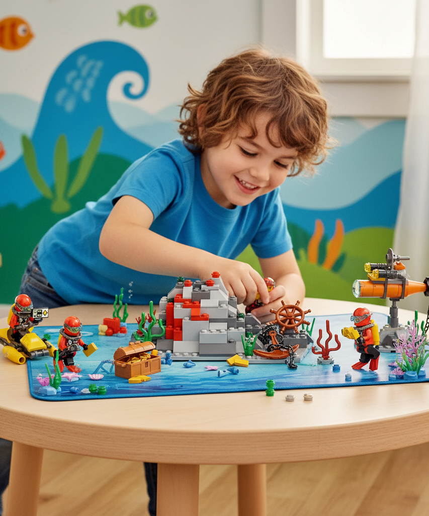 JIE STAR Polar Explorers: Ocean Exploration Adventure Building Set