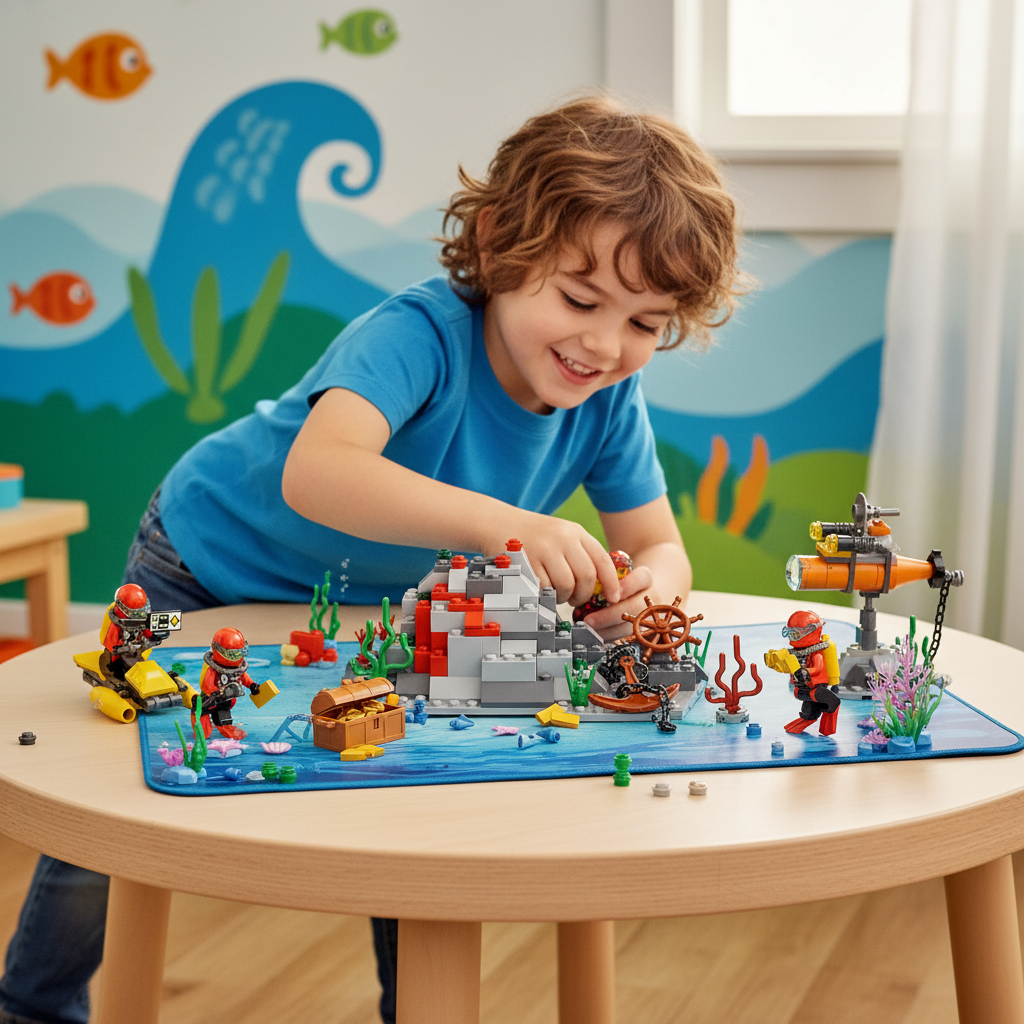 JIE STAR Polar Explorers: Ocean Exploration Adventure Building Set