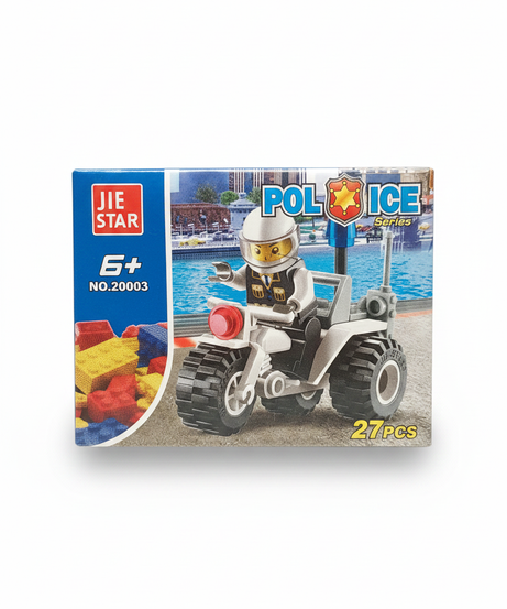 JIE STAR Police Series Police Officer & ATV Building Blocks Set NO.20003