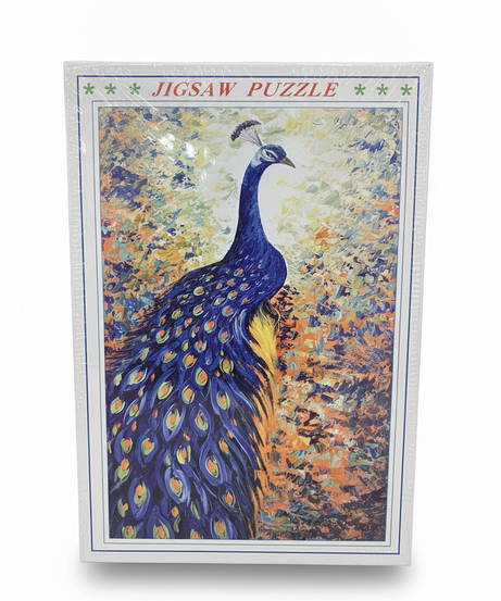 Jigsaw Puzzle - Impressionistic Peacock