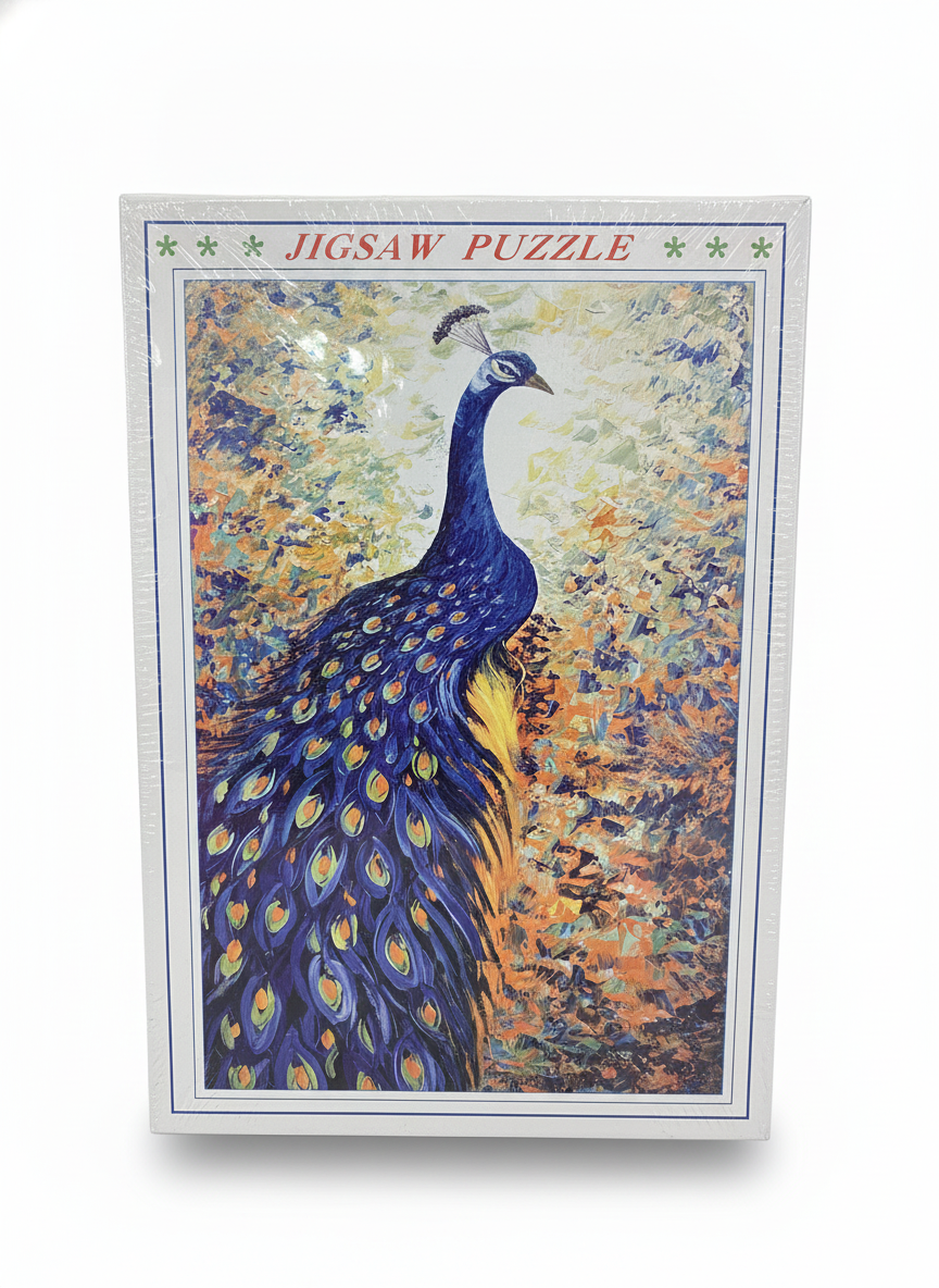 Jigsaw Puzzle - Impressionistic Peacock
