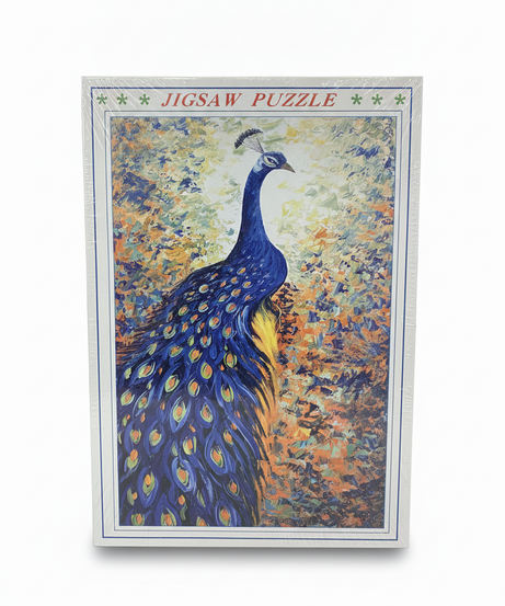Jigsaw Puzzle - Impressionistic Peacock