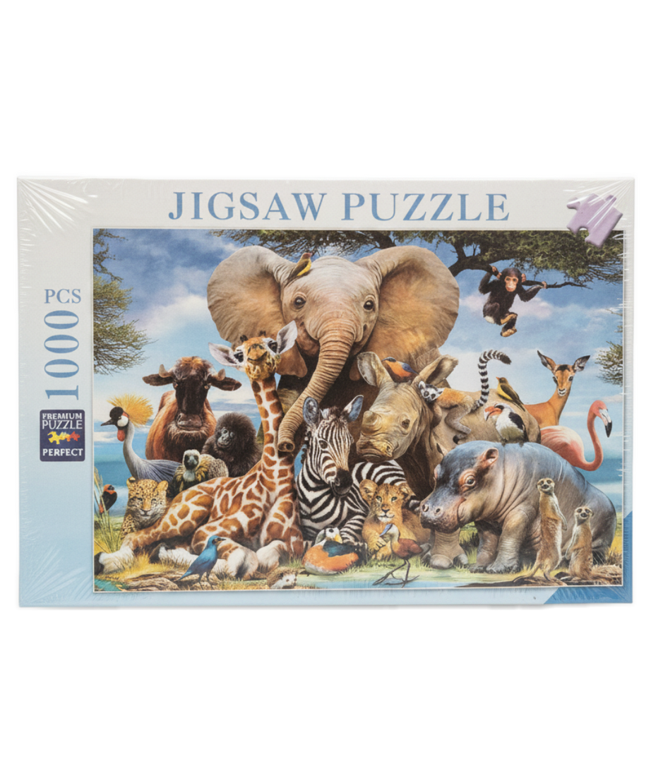 Jigsaw Puzzle 1000 PCS - Safari Wildlife Animals