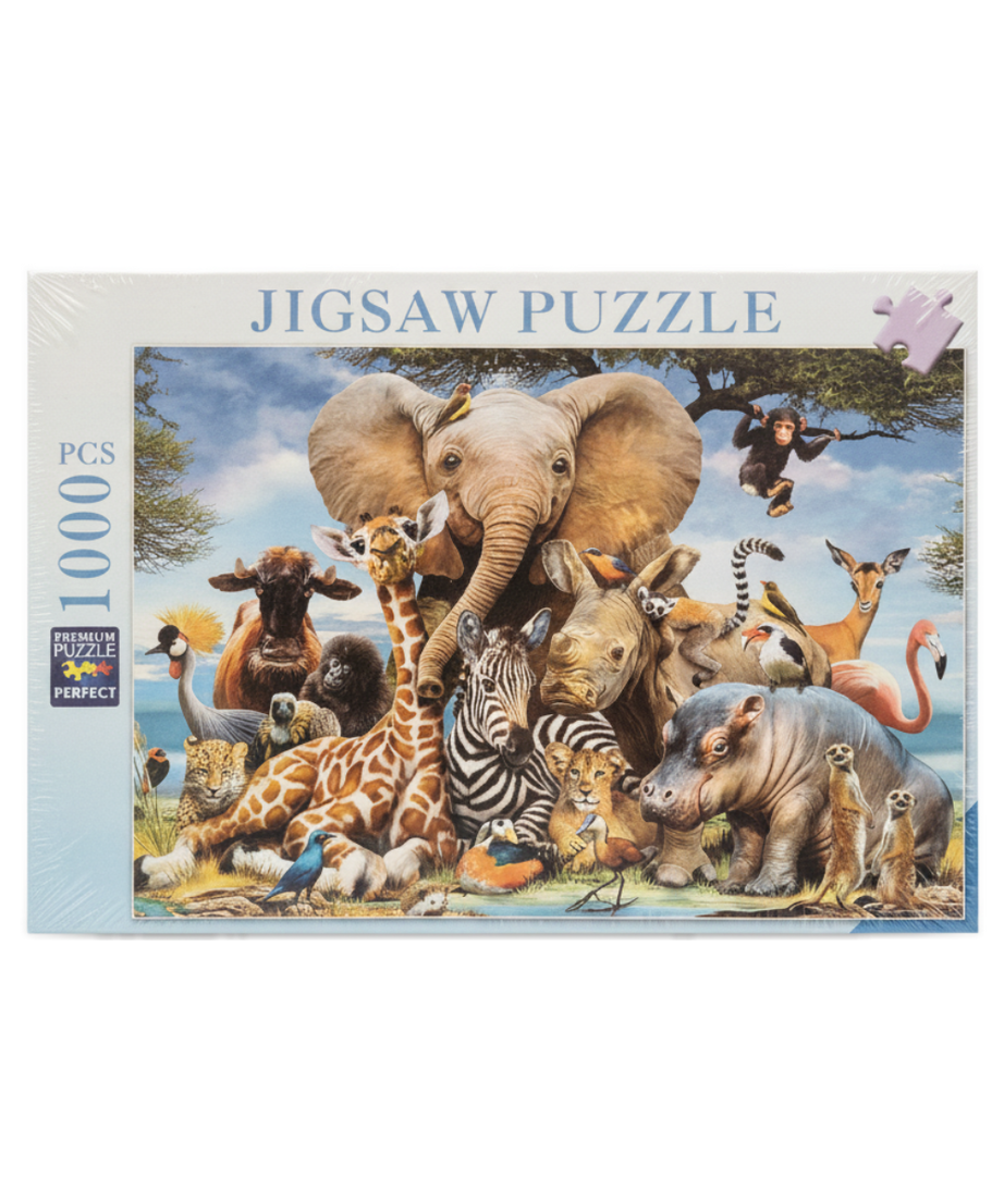 Jigsaw Puzzle 1000 PCS - Safari Wildlife Animals