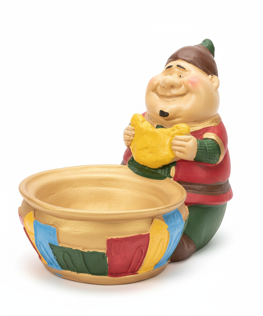 Jovial Chef Gnome Decorative Treat Bowl