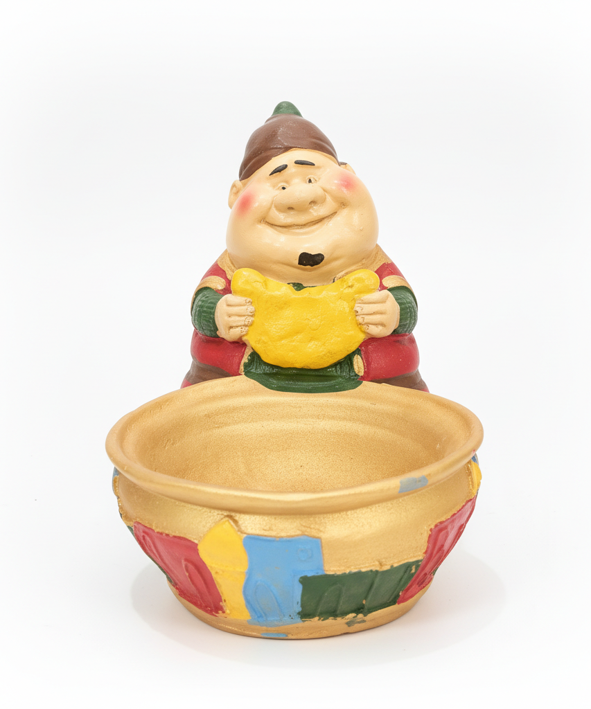 Jovial Chef Gnome Decorative Treat Bowl