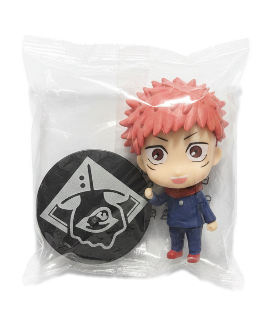 Jujutsu Kaisen Yuji Itadori Chibi Figure with Display Stand