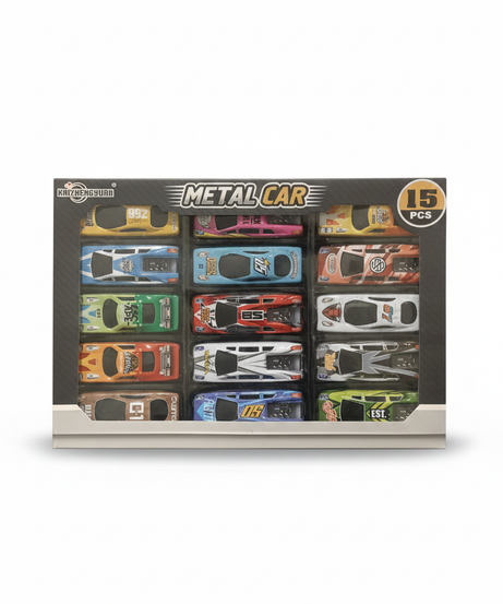 KAIZHENGYUAN Metal Car 15 PCS Set