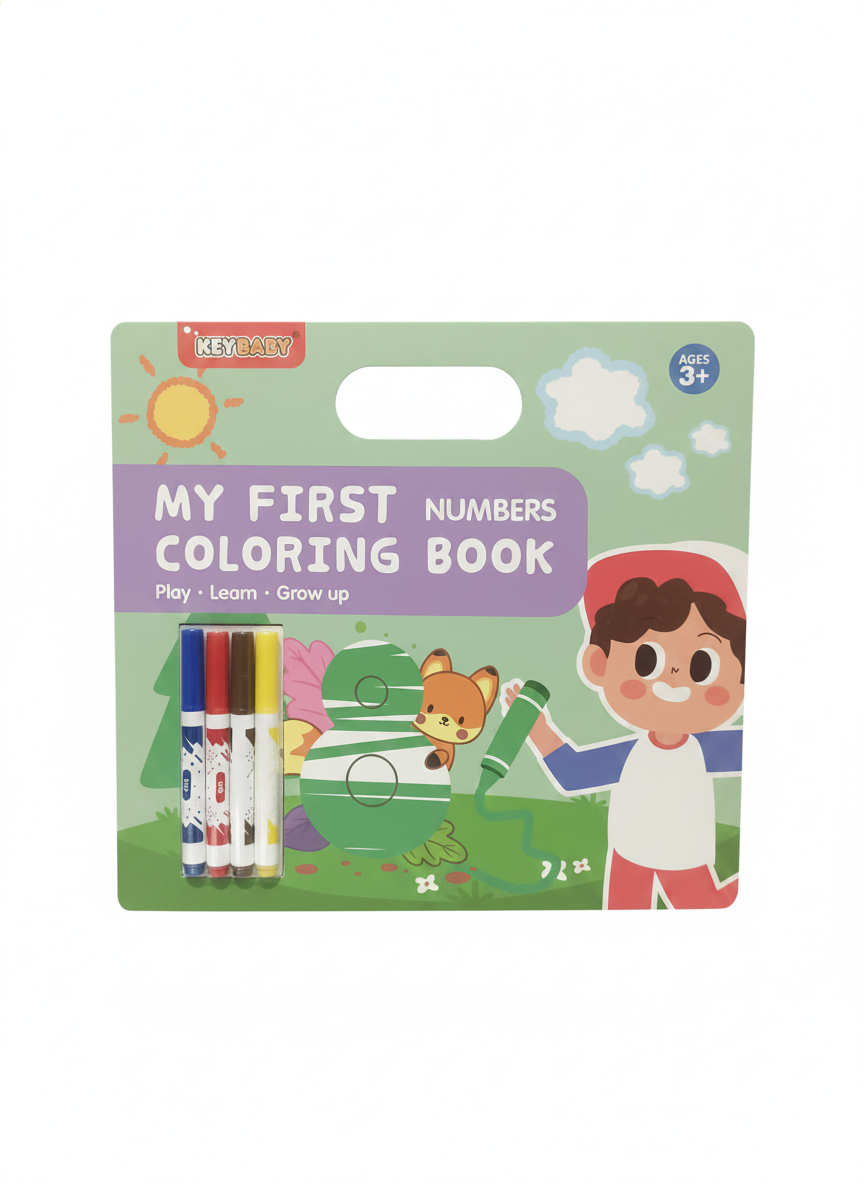 KEYBABY My First Numbers Coloring Book
