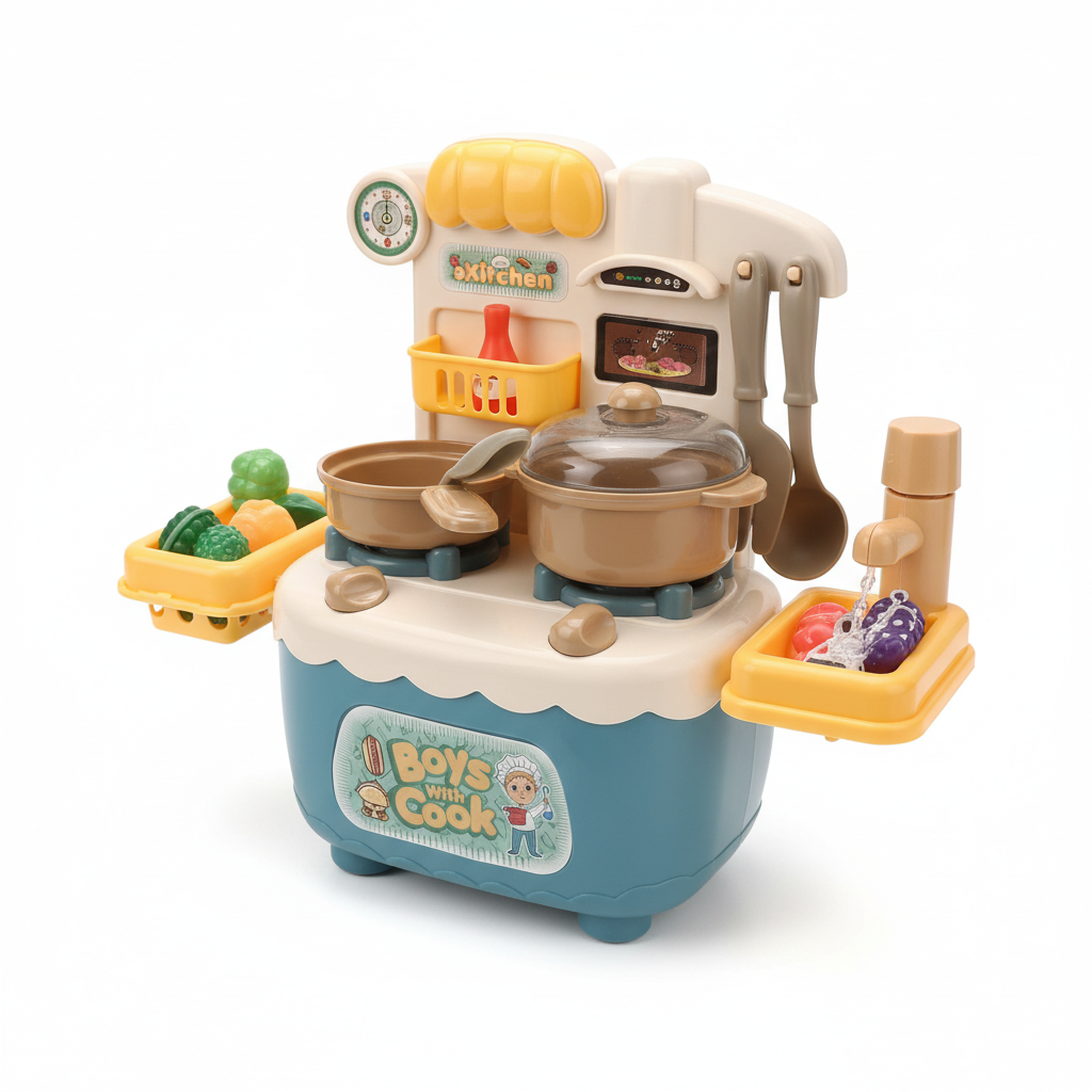Kaidile Small Kitchen Multi-function Play Set