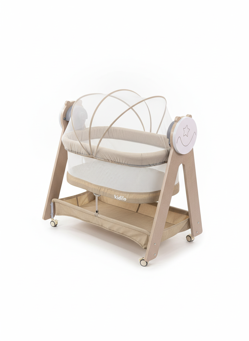 Kidilo Baby Bassinet with Mosquito Net