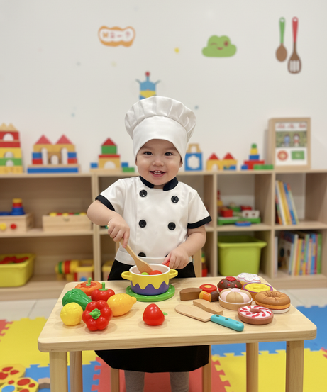 Girl Chef Costume Set