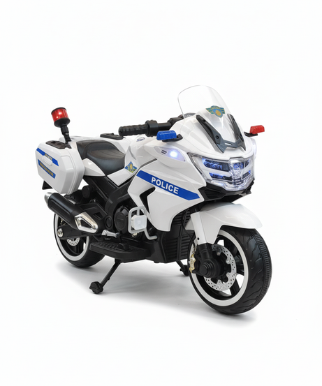 Kids' Electric Police Motorcycle Ride-On Toy