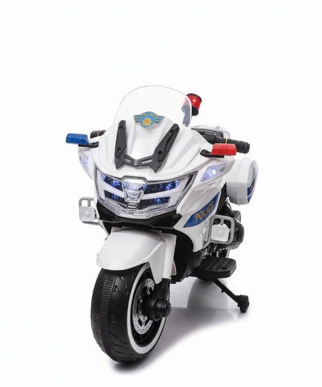 Kids' Electric Police Motorcycle Ride-On Toy