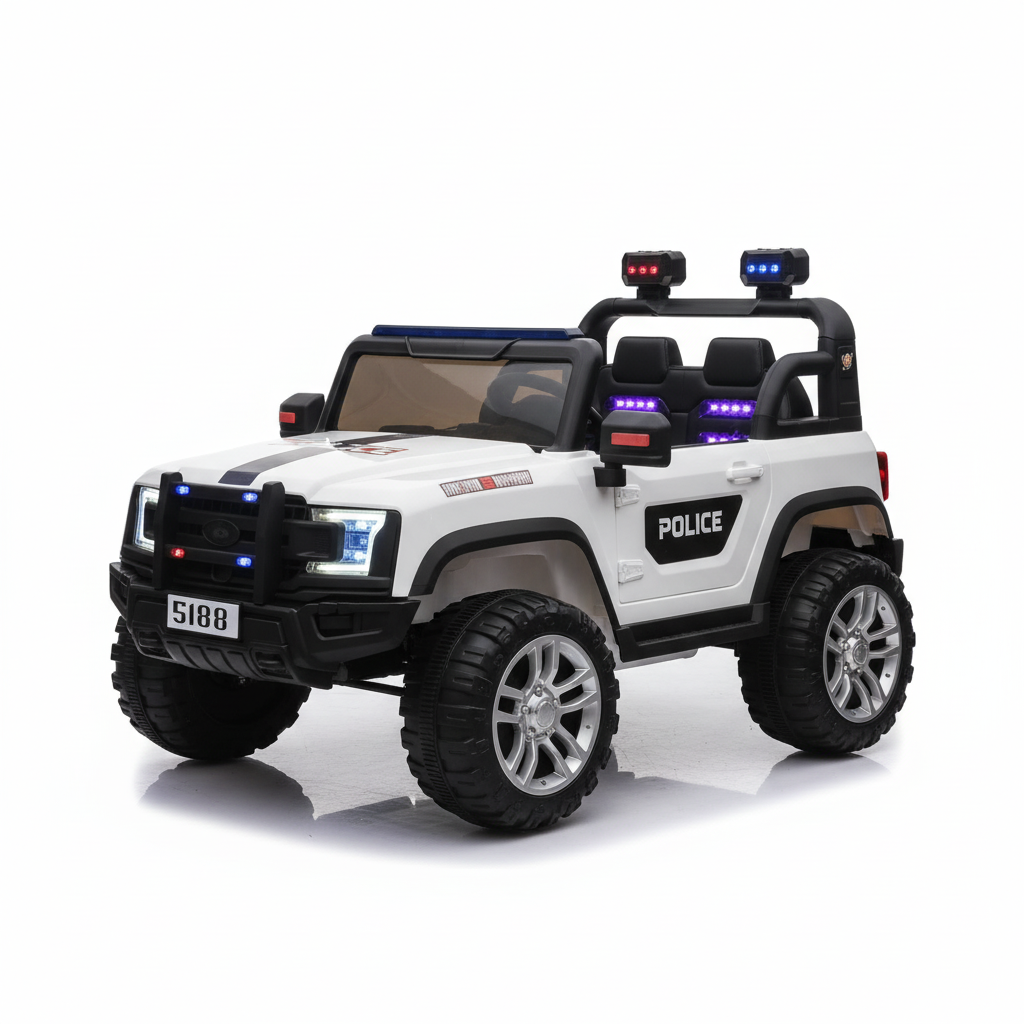 Kids Electric Ride-On Police Truck 5188