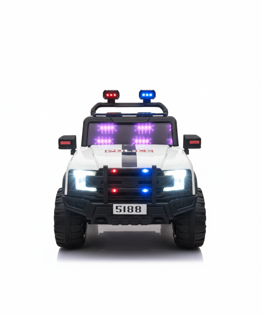 Kids Electric Ride-On Police Truck 5188