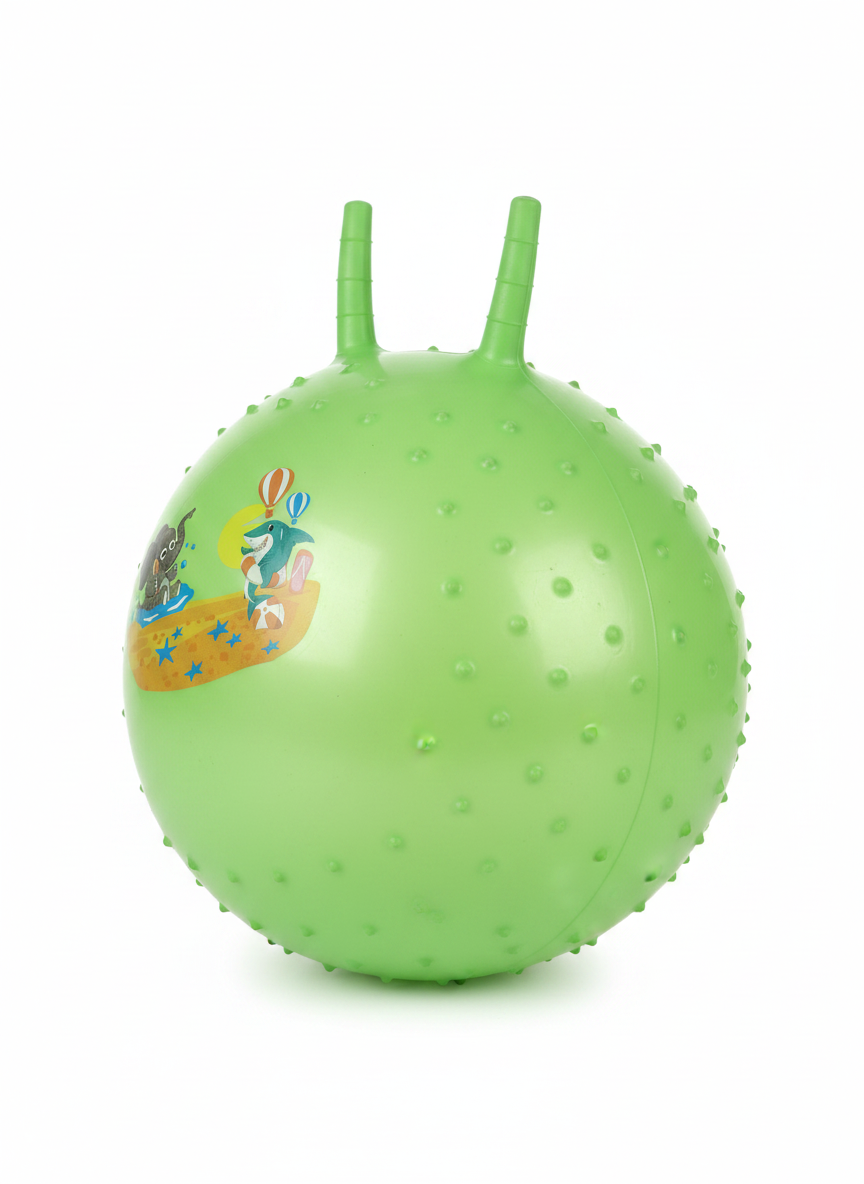 Kids' Green Bouncy Hopper Ball ( 45 cm )