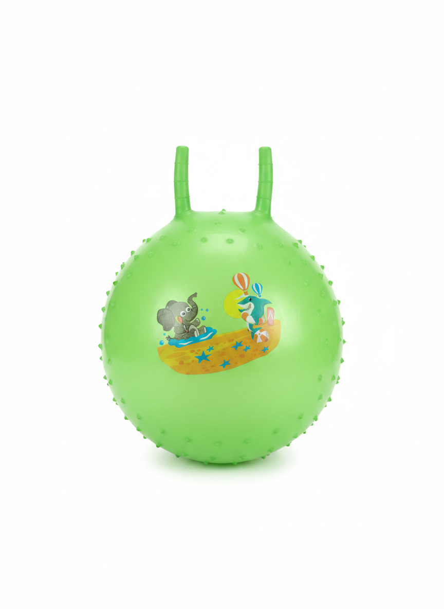 Kids' Green Bouncy Hopper Ball ( 45 cm )