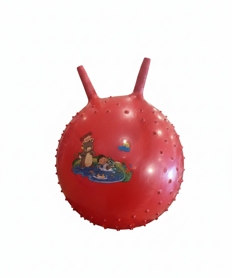 Kids' Red Hopper Ball with Handles ( 45 cm )