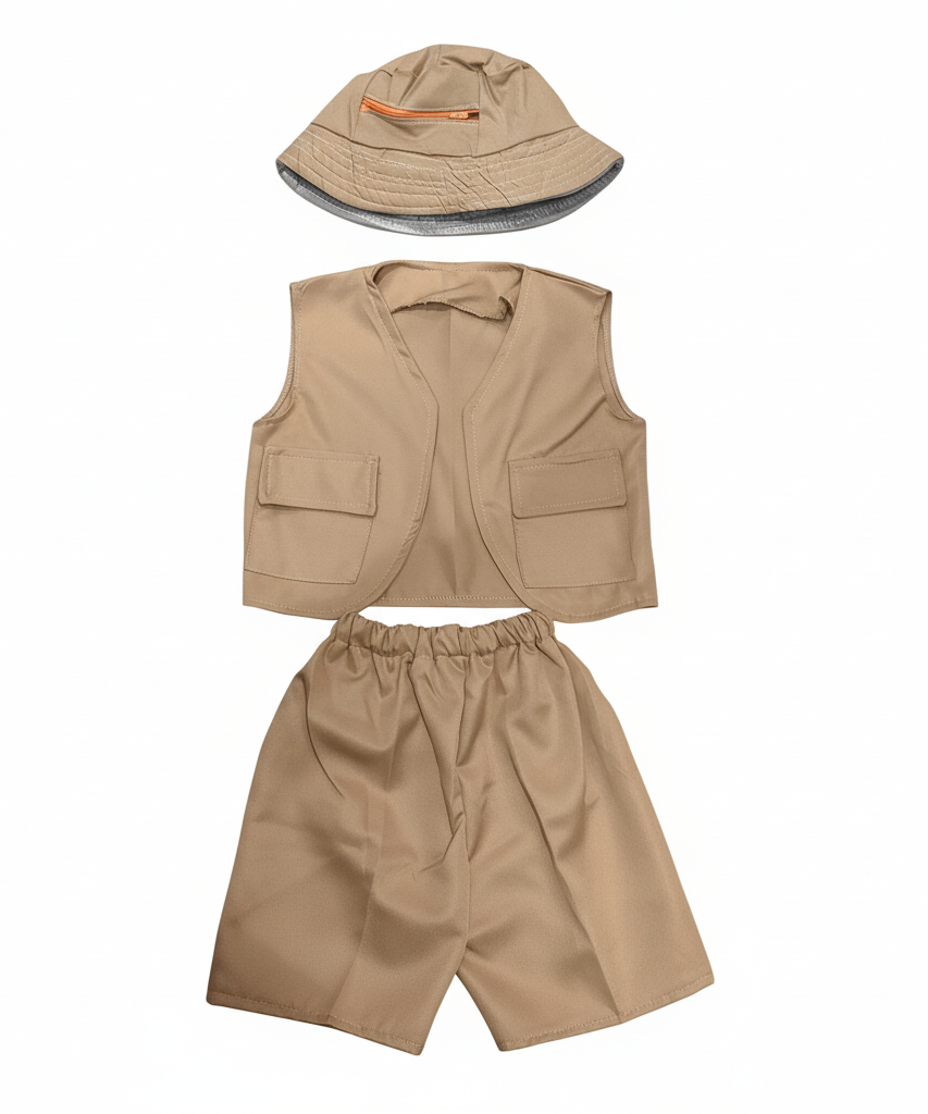 Kids Safari Explorer Adventure Costume Set