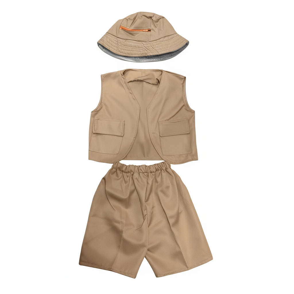 Kids Safari Explorer Adventure Costume Set