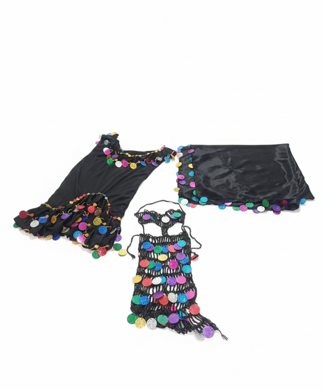 Kids' Sparkling Arabian Princess Costume Set