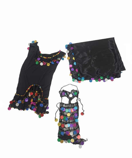 Kids' Sparkling Arabian Princess Costume Set