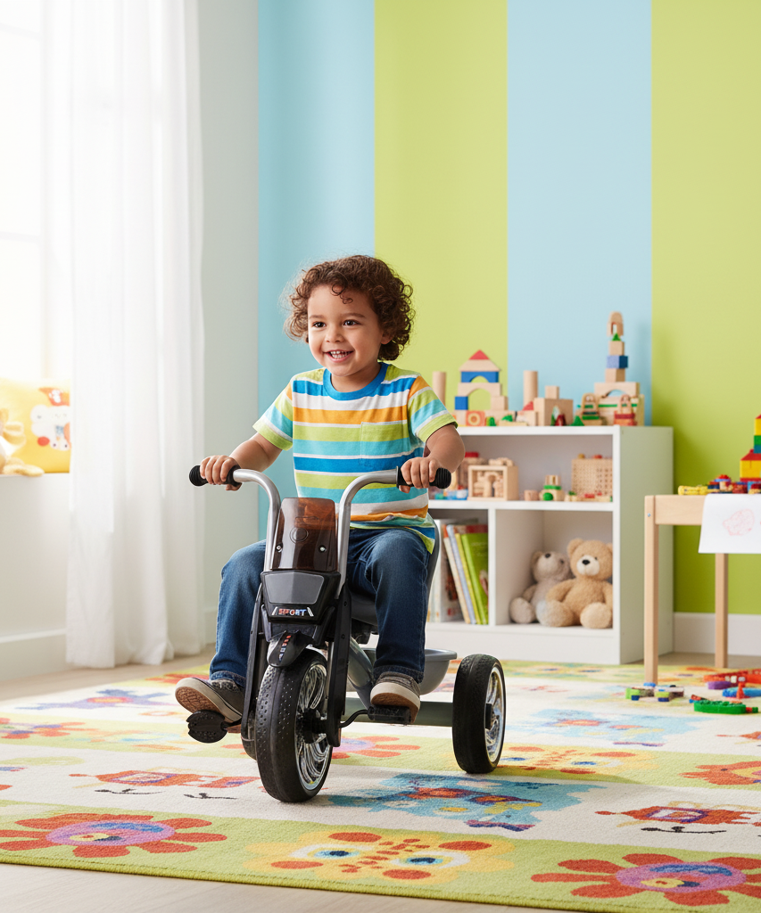 Kids' Sport Motorcycle Tricycle