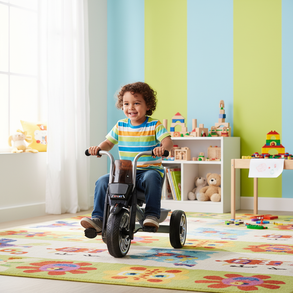 Kids' Sport Motorcycle Tricycle