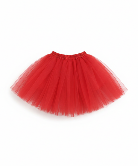Kids' Classic Red Tulle Tutu Skirt