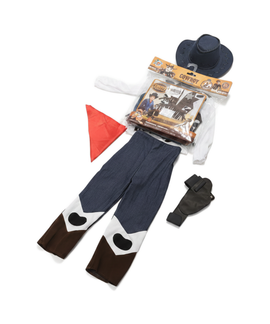 Kids Deluxe Cowboy Dress-Up Costume Playset