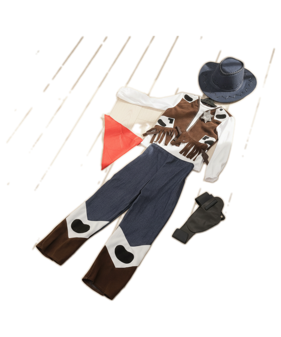Kids Deluxe Cowboy Dress-Up Costume Playset